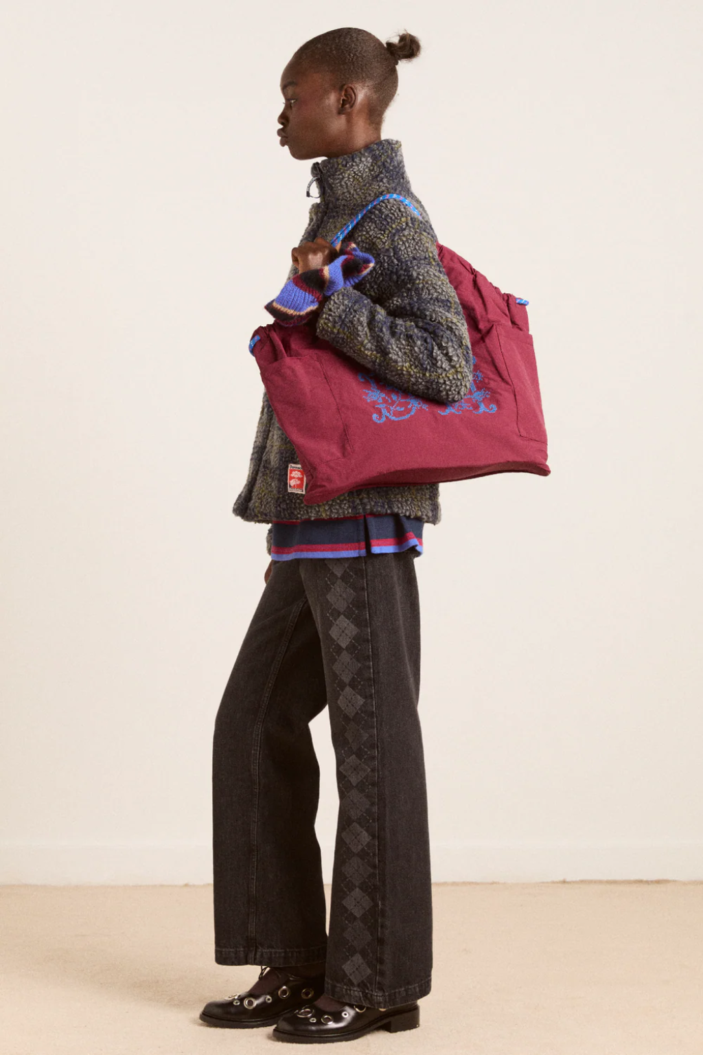 Wilma Techy Shopper - Burgundy