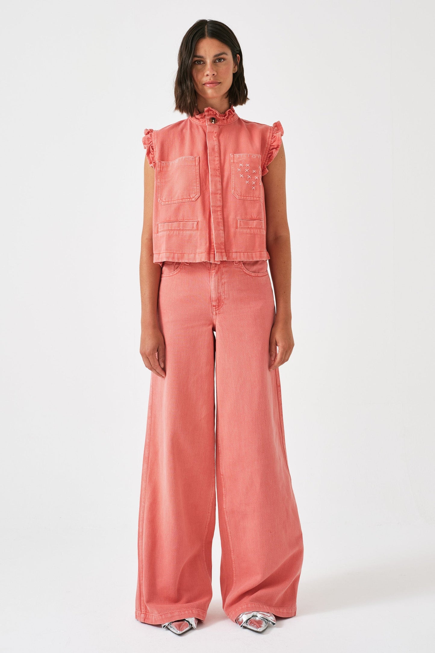 Dear Pablo Waistcoat - Mineral Red