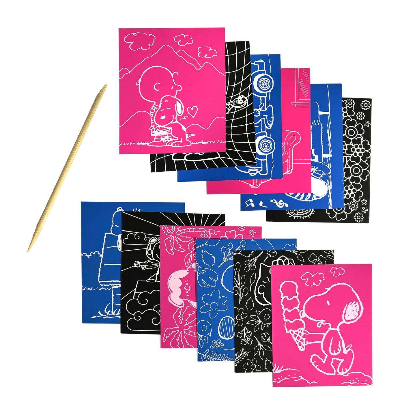 Peanuts Scratch Art Kits