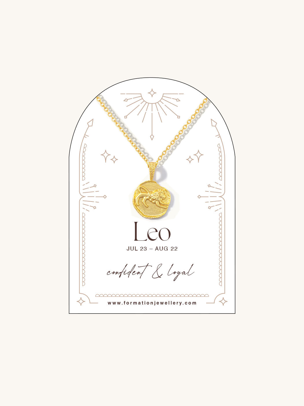 Leo Zodiac Necklace