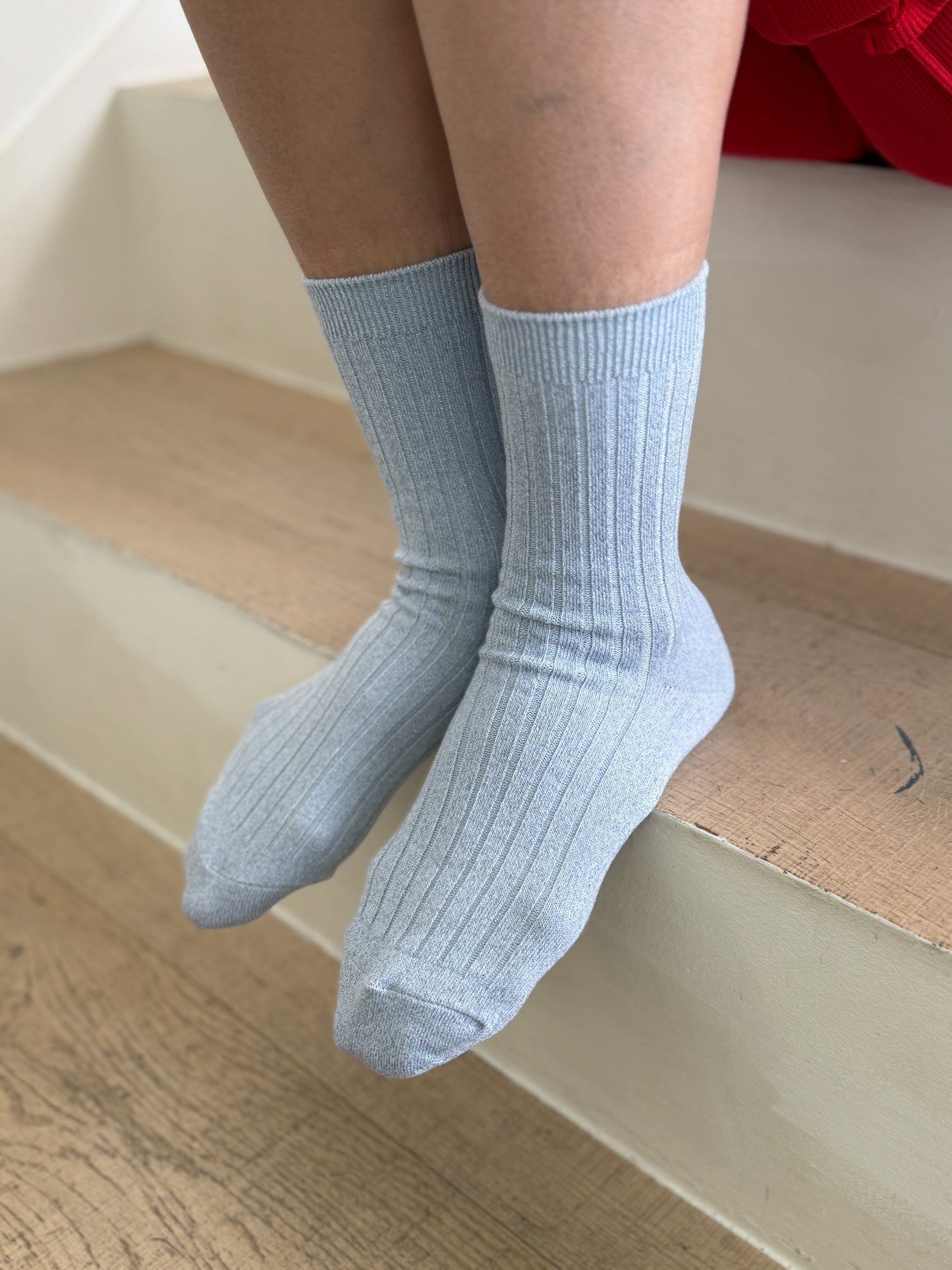 Her Socks - Glitter Morning Mist