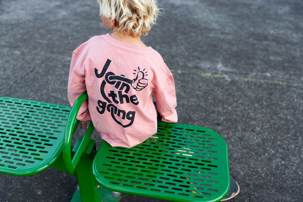 Join The Gang Tee - Cameo Brown