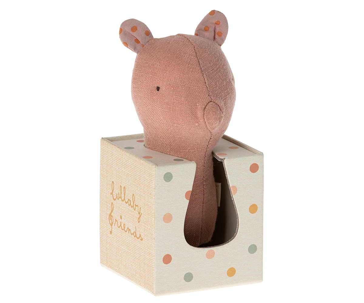 Lullaby Friends Pig Rattle