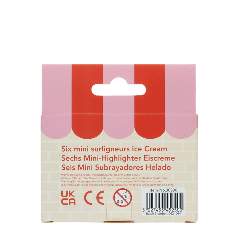 Mini Highlighters (Set Of 4) - Ice Cream