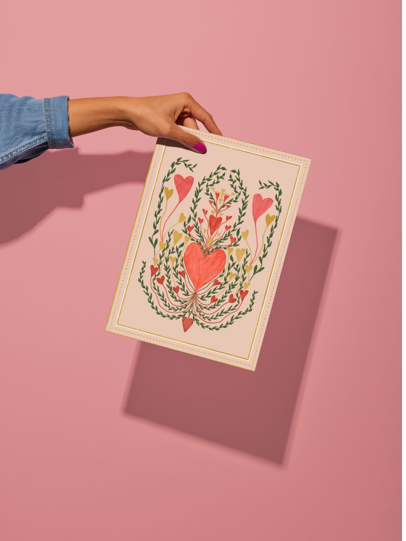 Love in Pink - A4