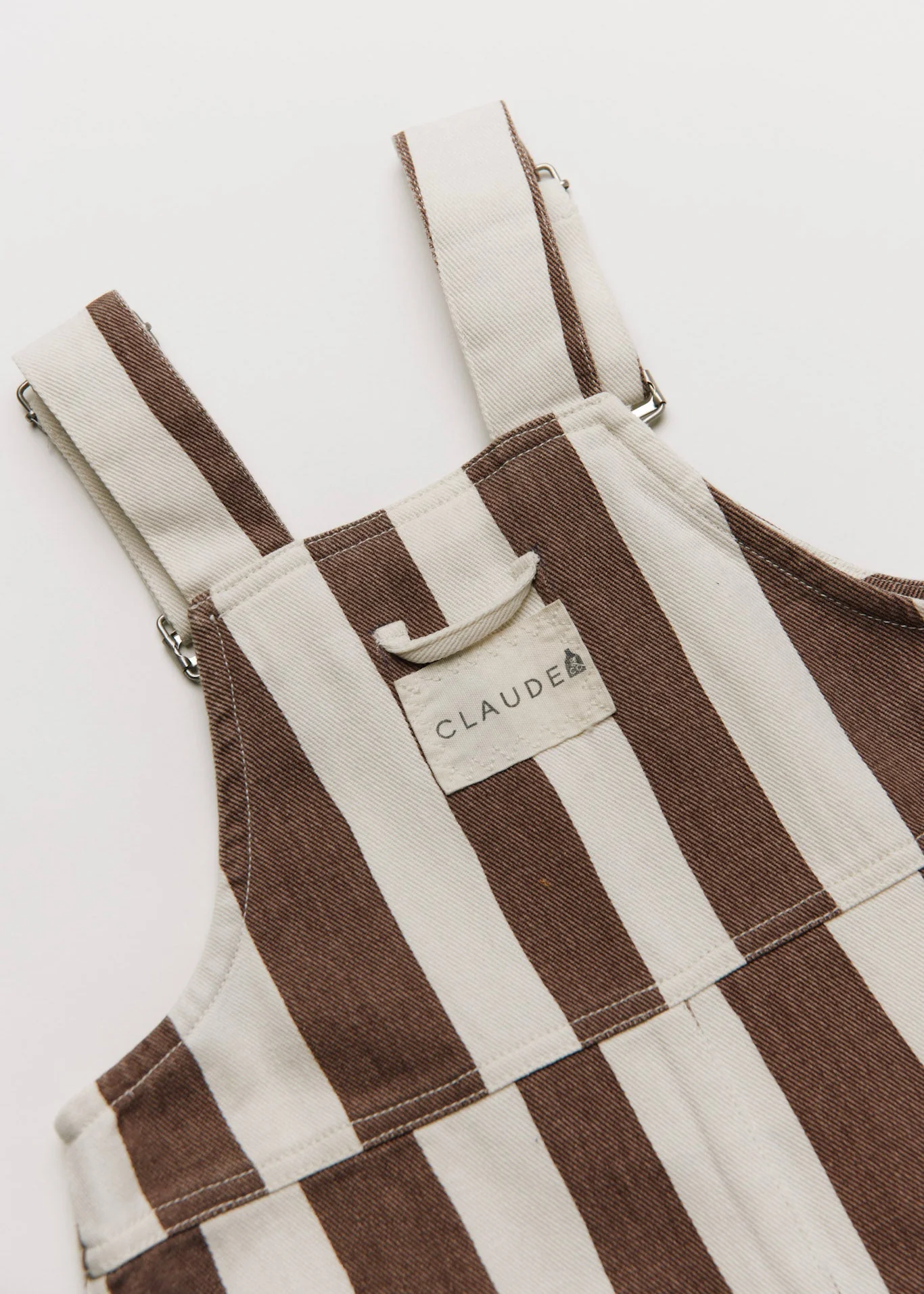 Blythe Choc Stripe Dungaree