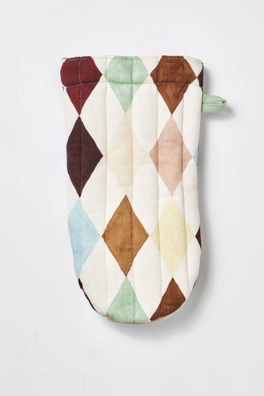 Single Oven Glove - Harlequin
