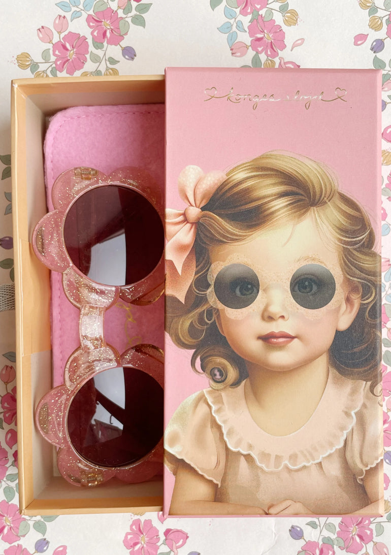 Sunglasses Baby Flower - Glitter Mist