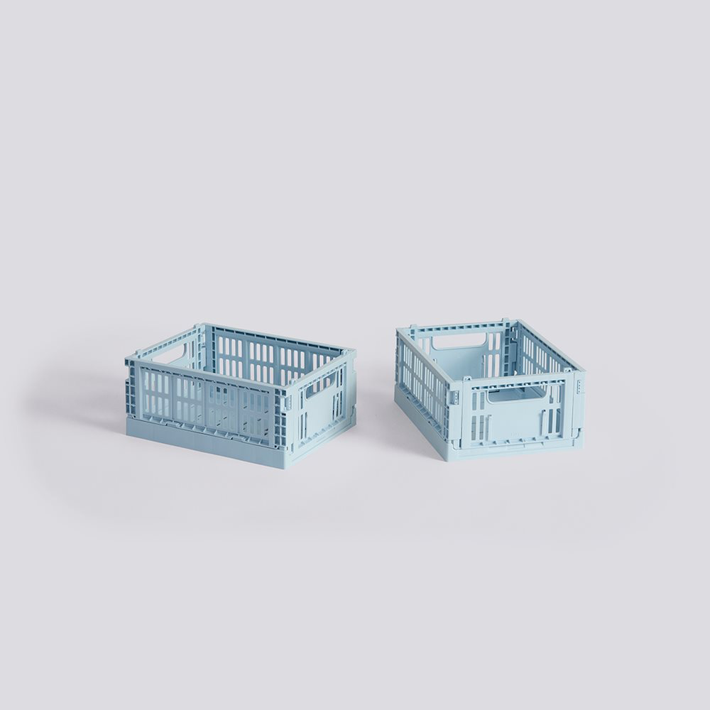 Colour Crate Mini Set Of 2 - Soft Blue