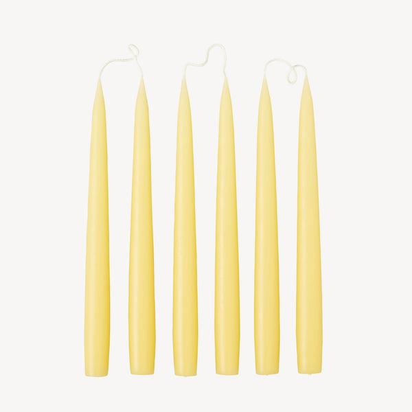 Taper Candle 25cm - Pale Yellow