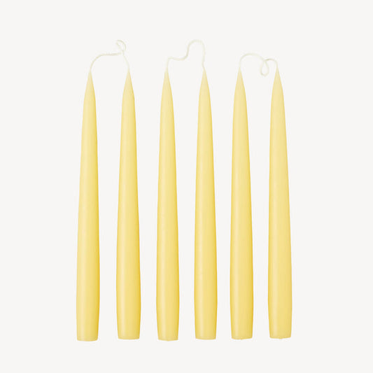 Taper Candle 25cm - Pale Yellow