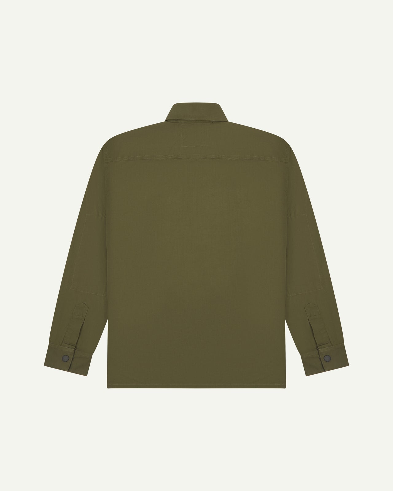 Lightweight Buttoned Overshirt - Olive