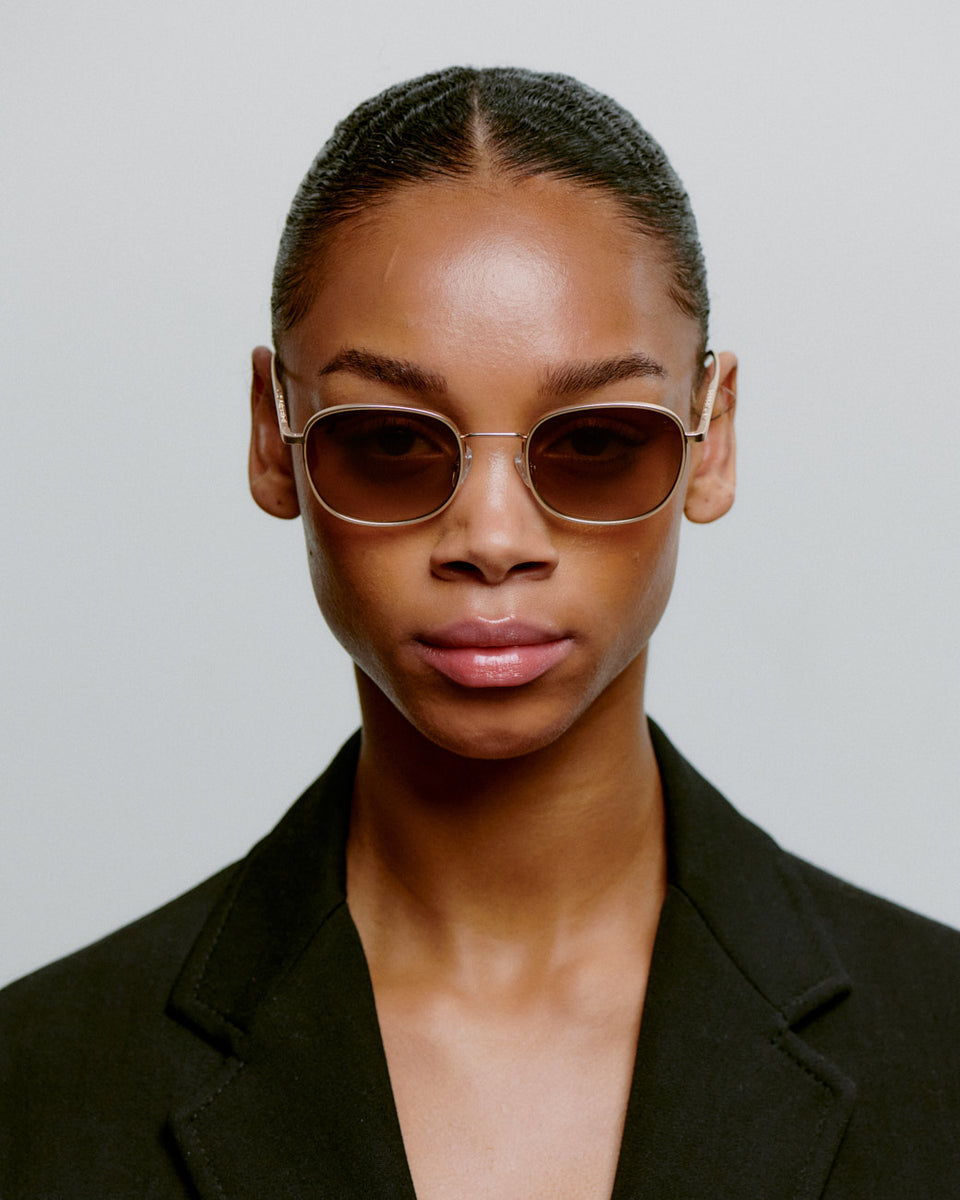 Hello Sunglasses - Matte Gold