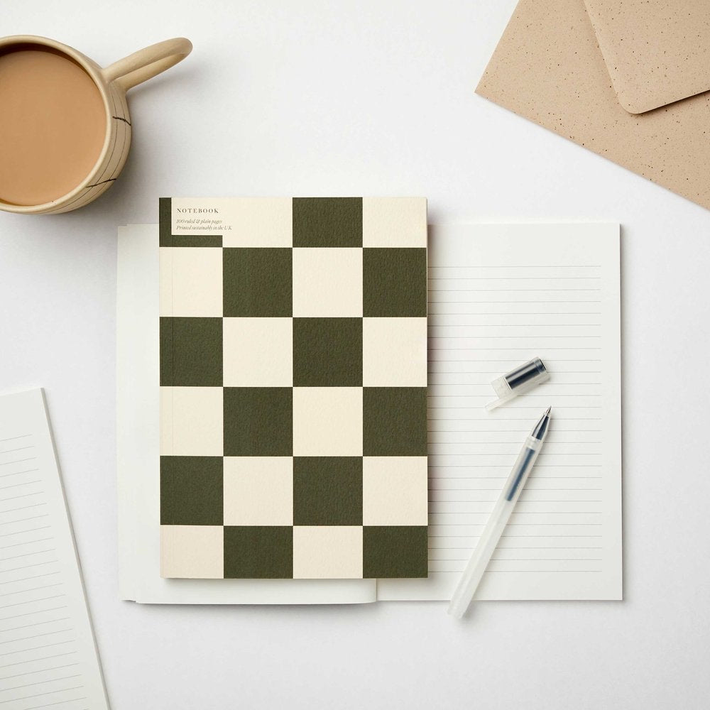 Kinshipped Checkerboard Notebook