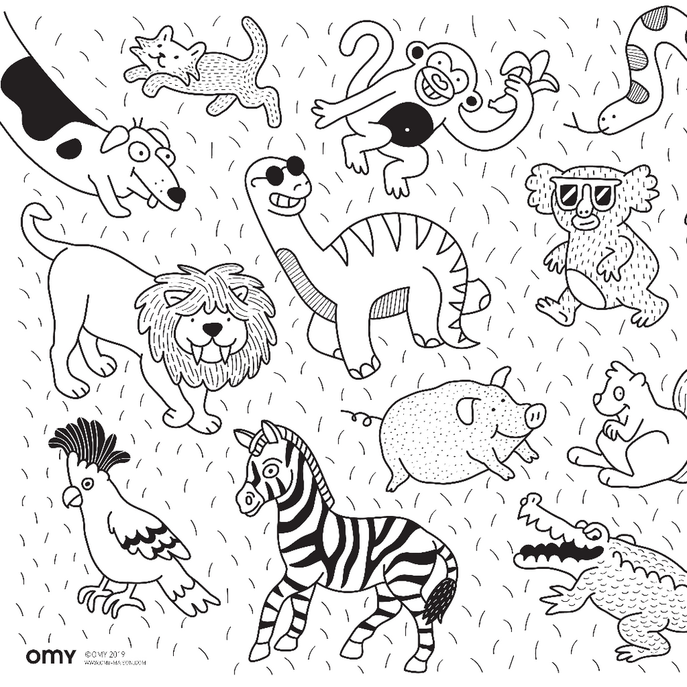 Pocket Colouring - Animals