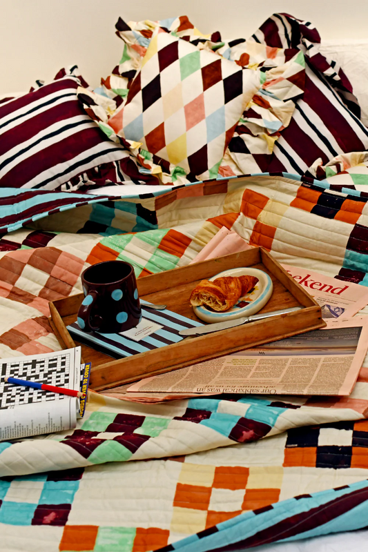 Bedding Throw - House Motif