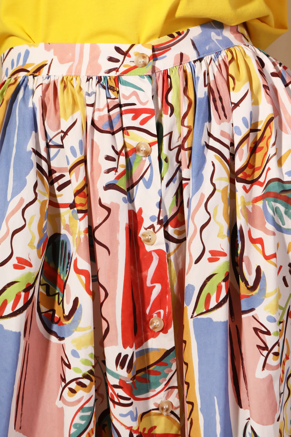 Isaac Skirt - Printed Paisley