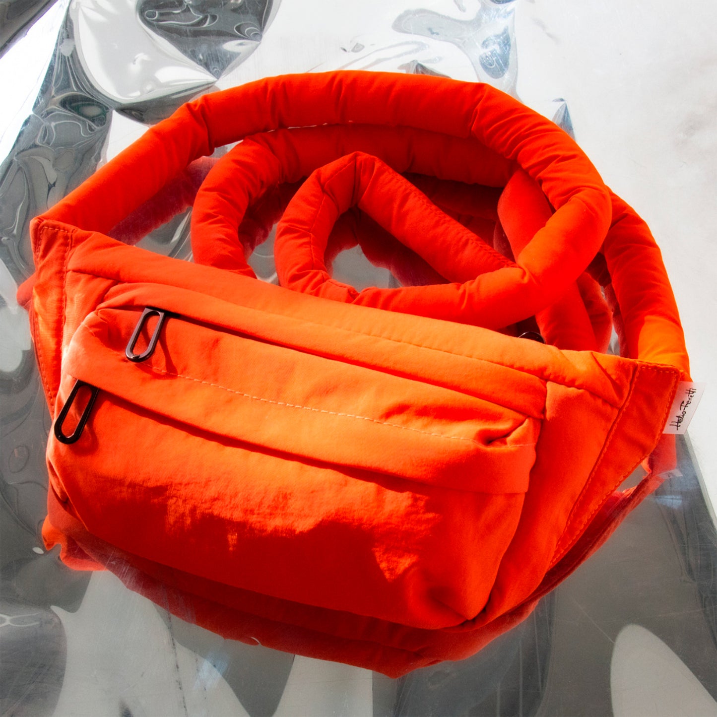 Orange Knot Bumbag
