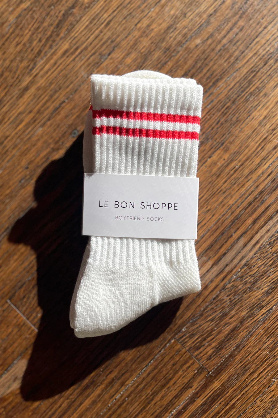 Boyfriend Sock - Clean White