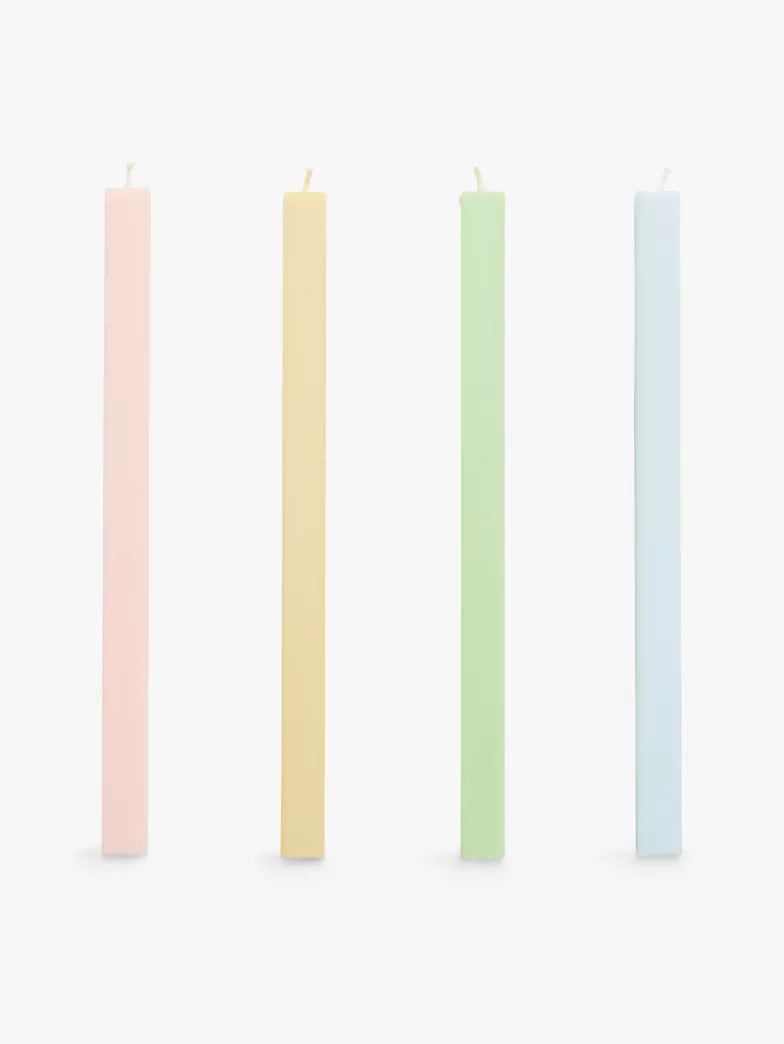 Square Candle - Fresh Set Of 4