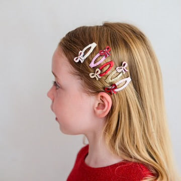 Cutesy Bow Mini Hair Clips