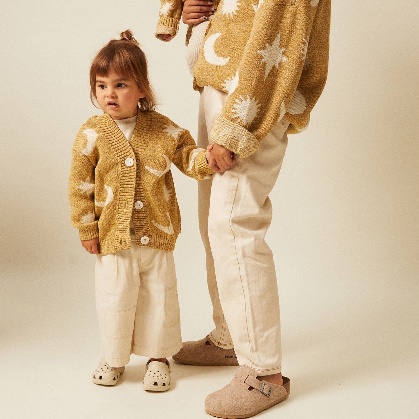 Moon Knit Cardigan - Golden