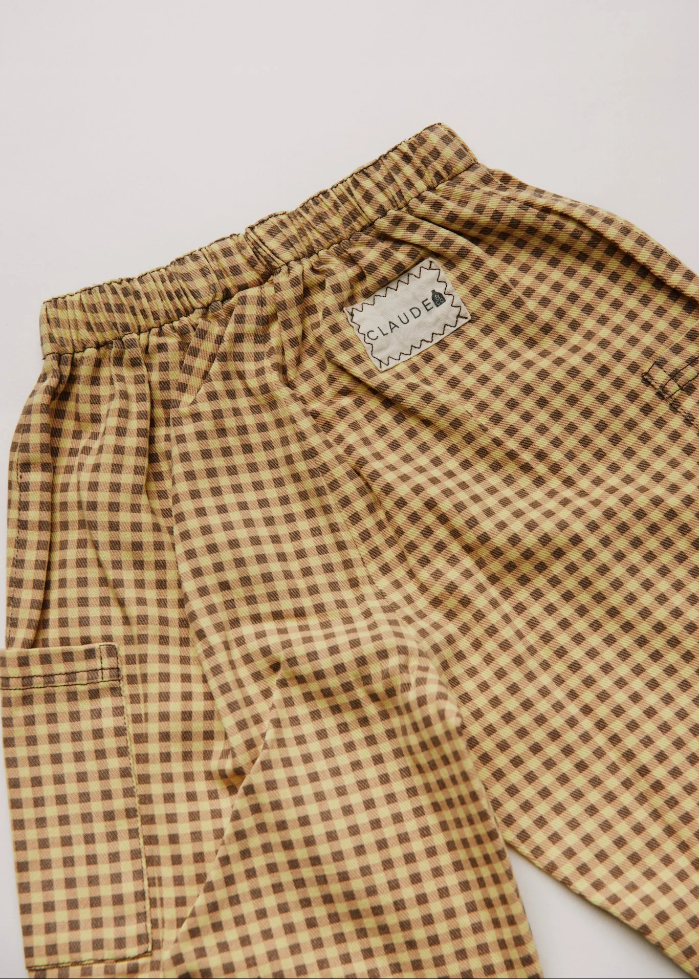 Emerson Ochre Gingham Trousers