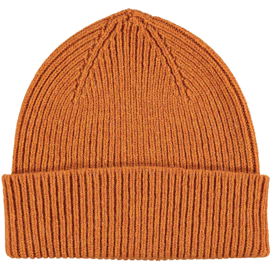 Lambswool Beanie - Rust