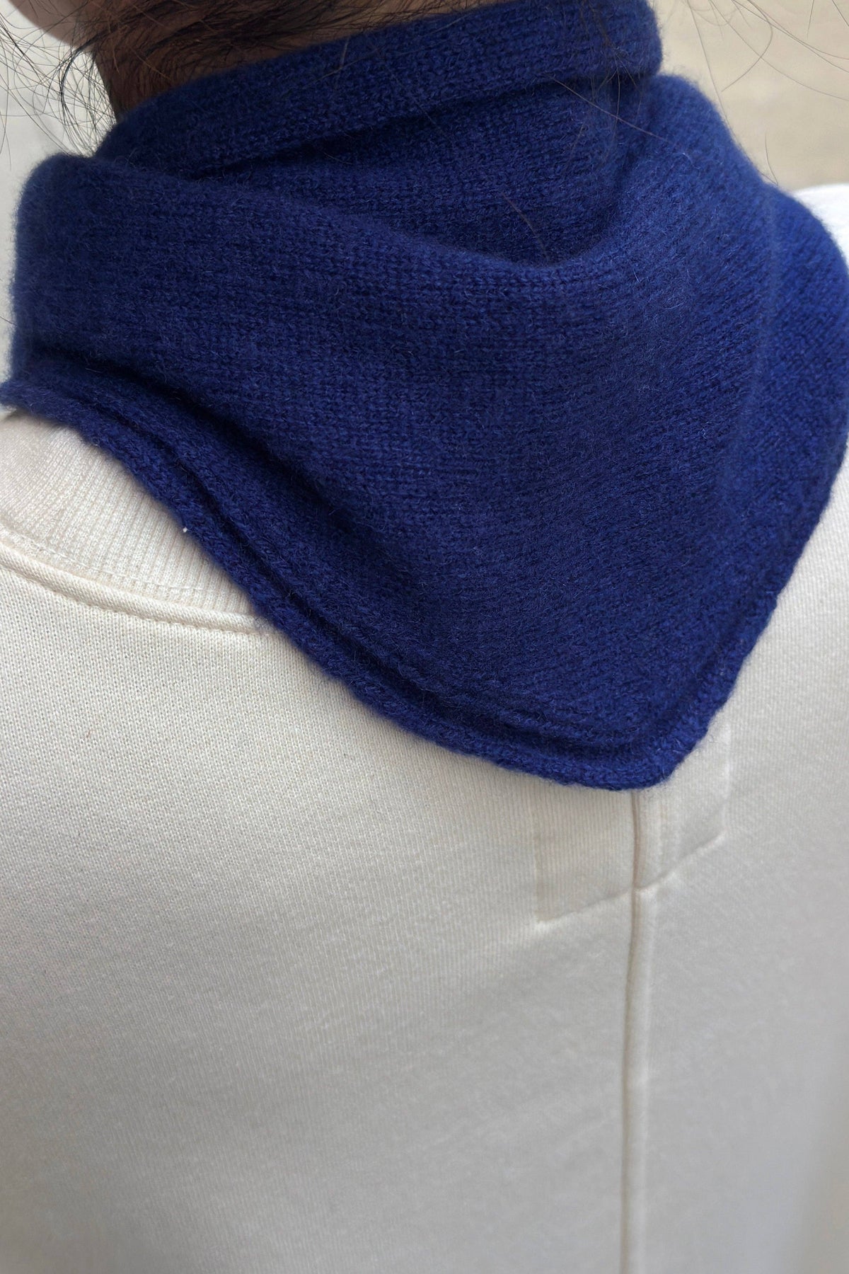 Cashmere Bandana - Navy