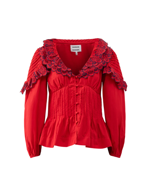 Caroline Blouse - Red