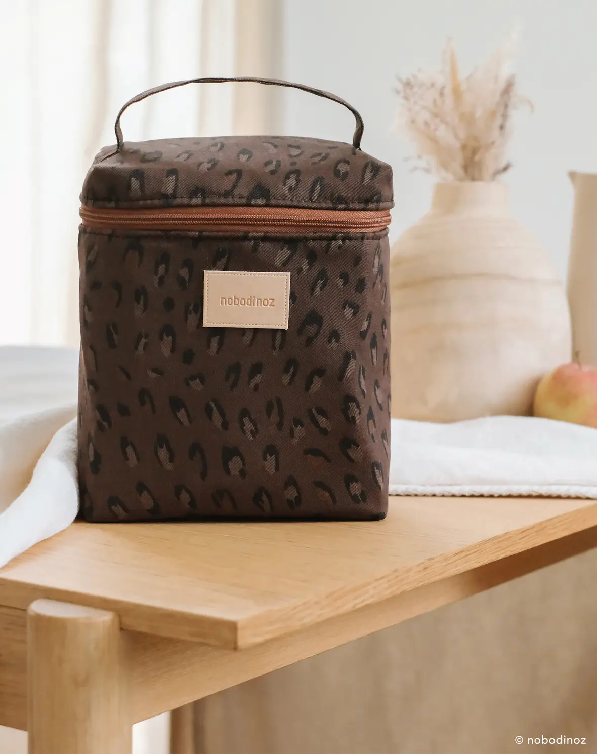 Hyde Park Insulated Baby Bottle and Lunch Bag - Leonie Brown