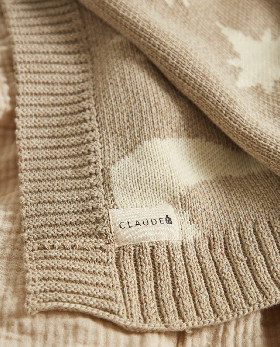 Cozmo Moon Stars Blanket - Neutral