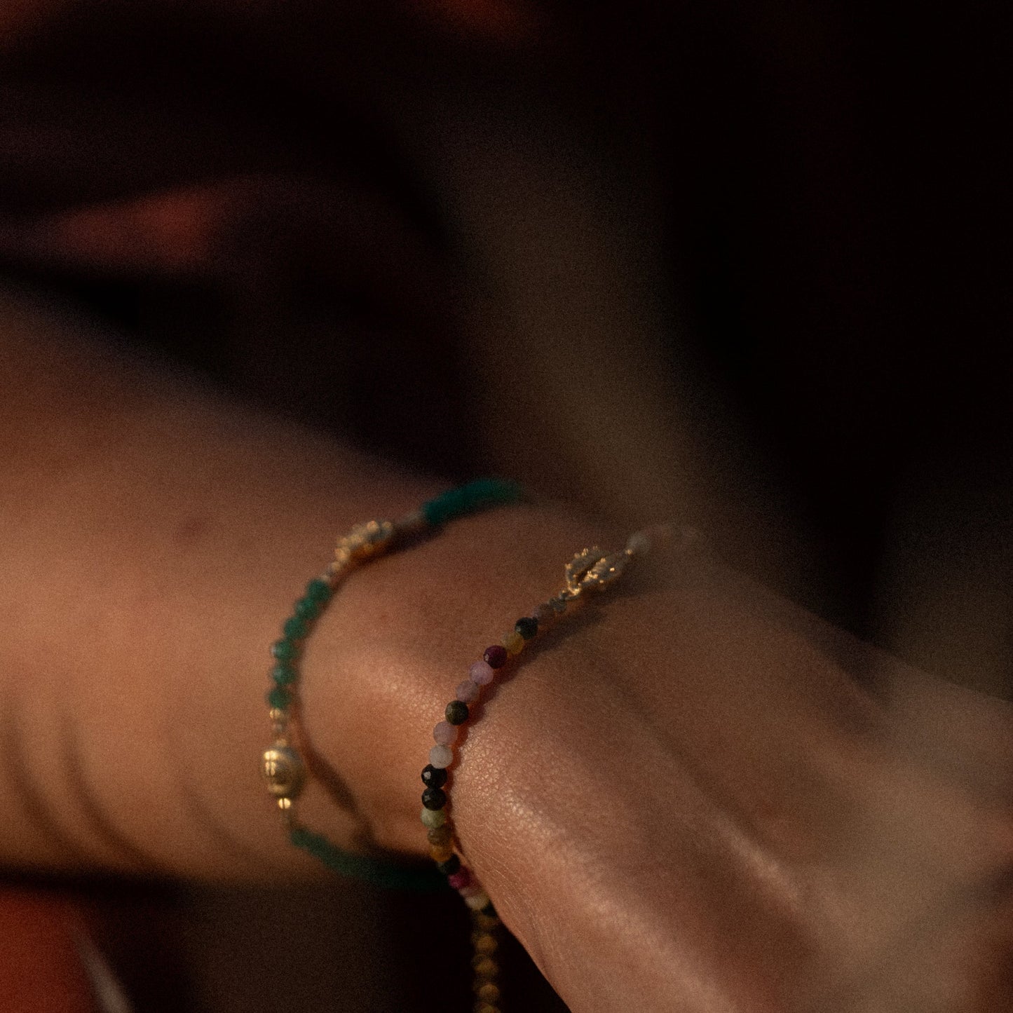 Aphrodite Mini Beaded Bracelet - Gold