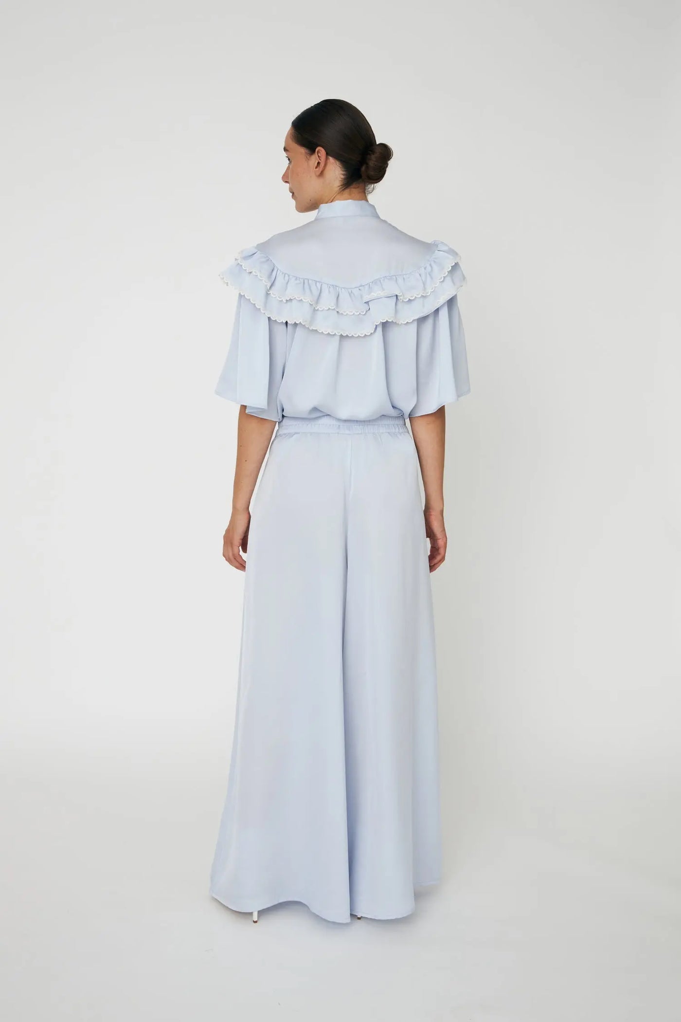 Culotte Pants - Dust Blue