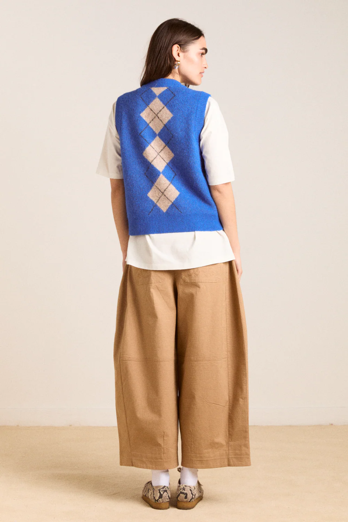 Aggie Argyle Vest