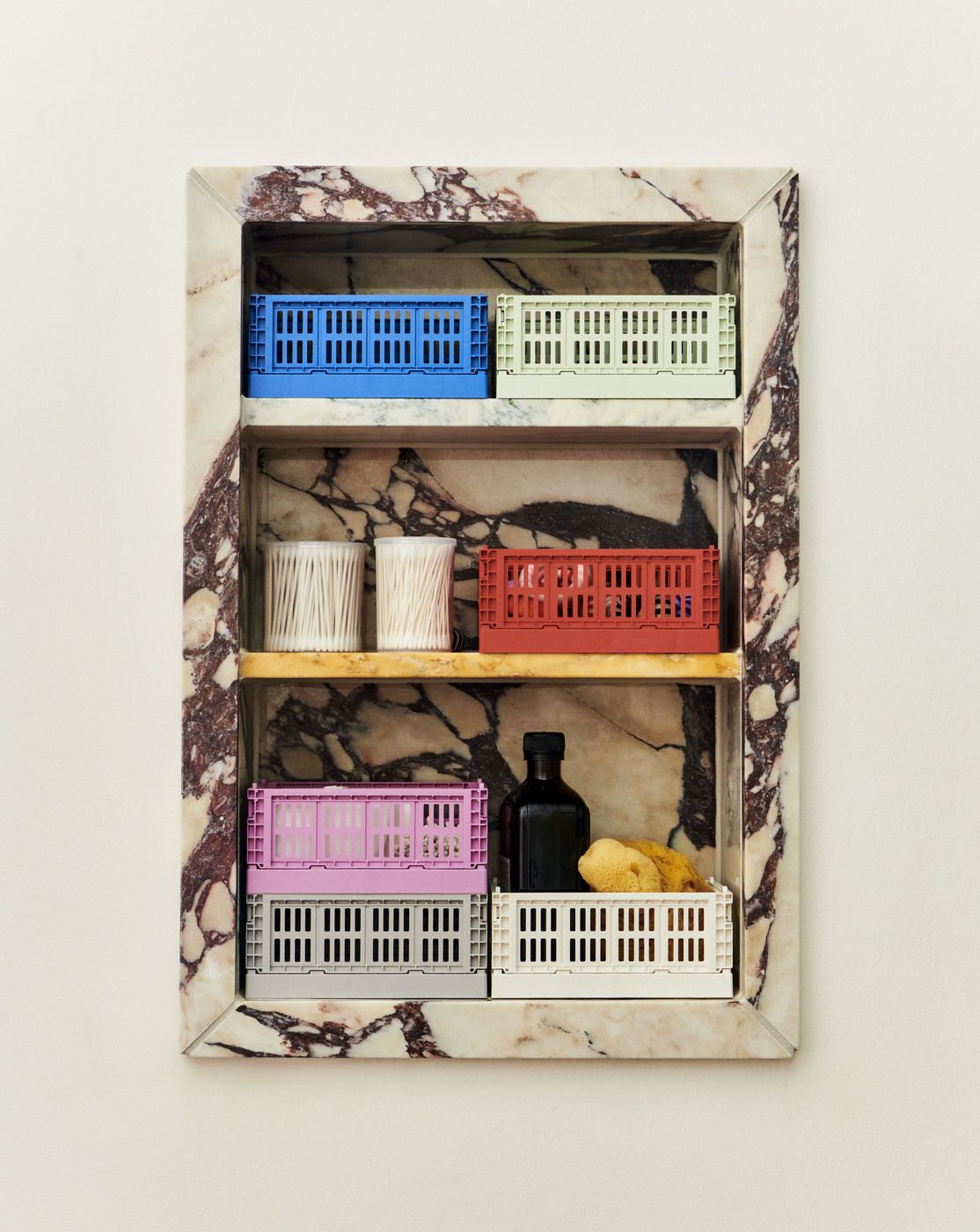 Colour Crate Mini Set Of 2 - Red