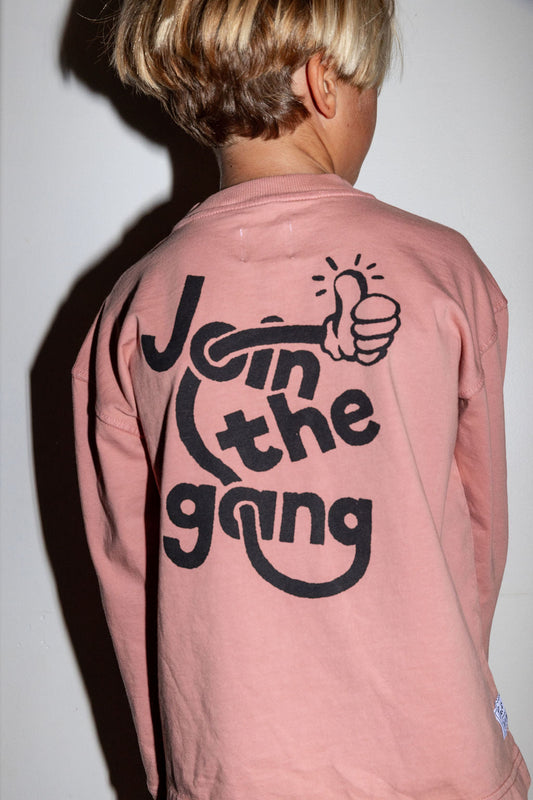 Join The Gang Tee - Cameo Brown