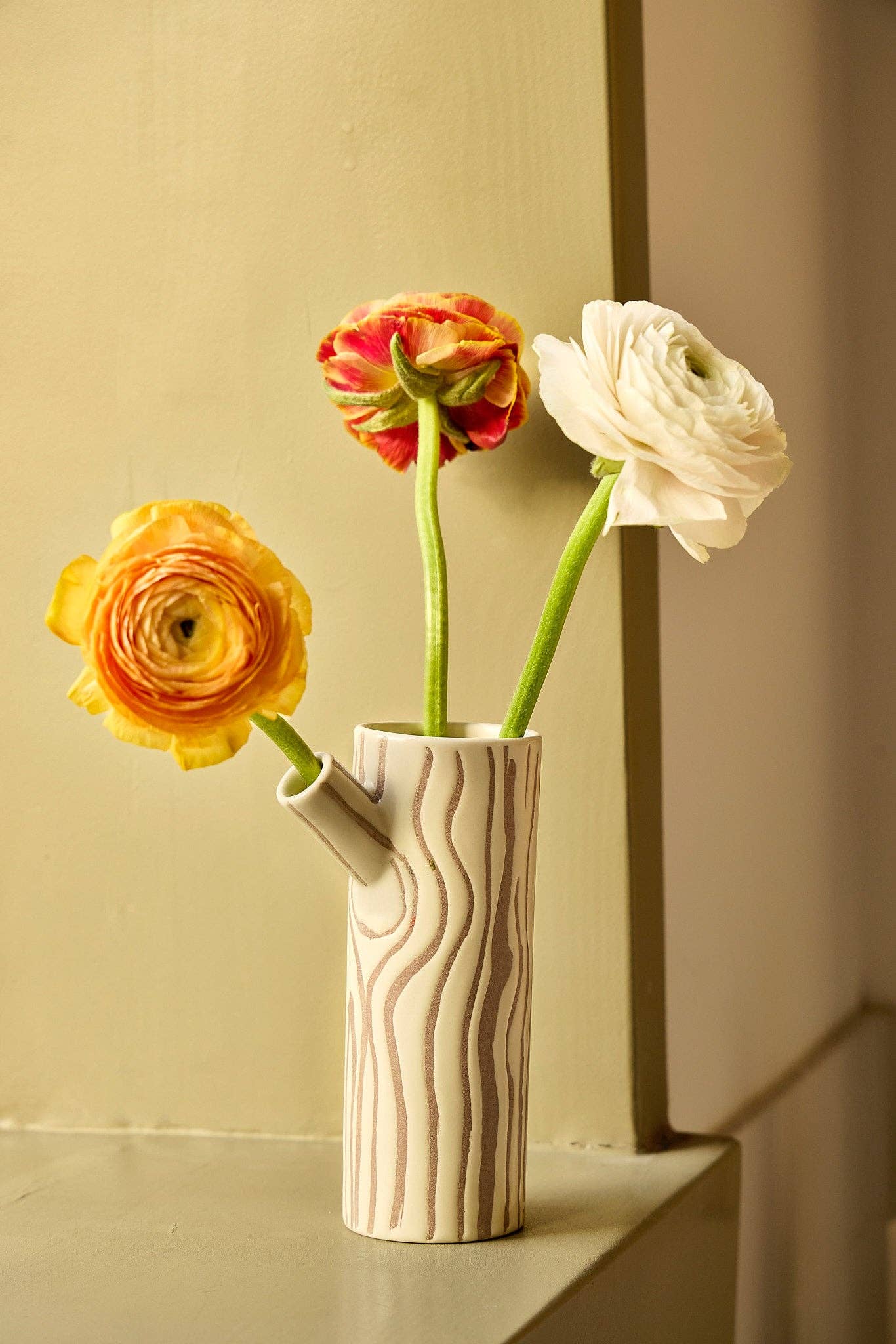 Small Log Jug / Vase