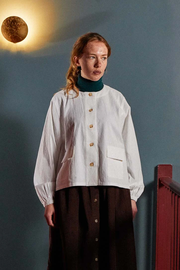 Noel Top - White