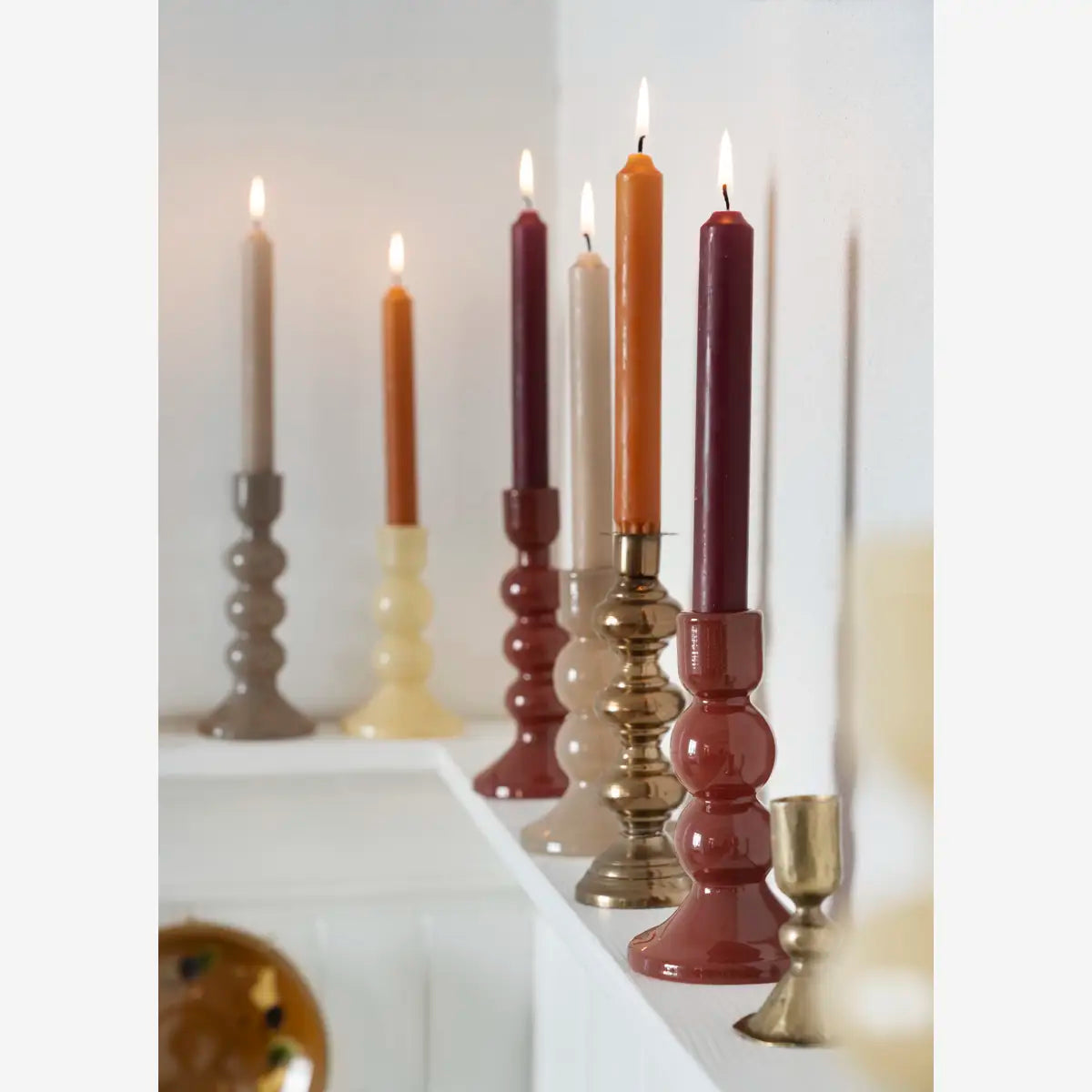 Hand Forged Iron Candle Holder