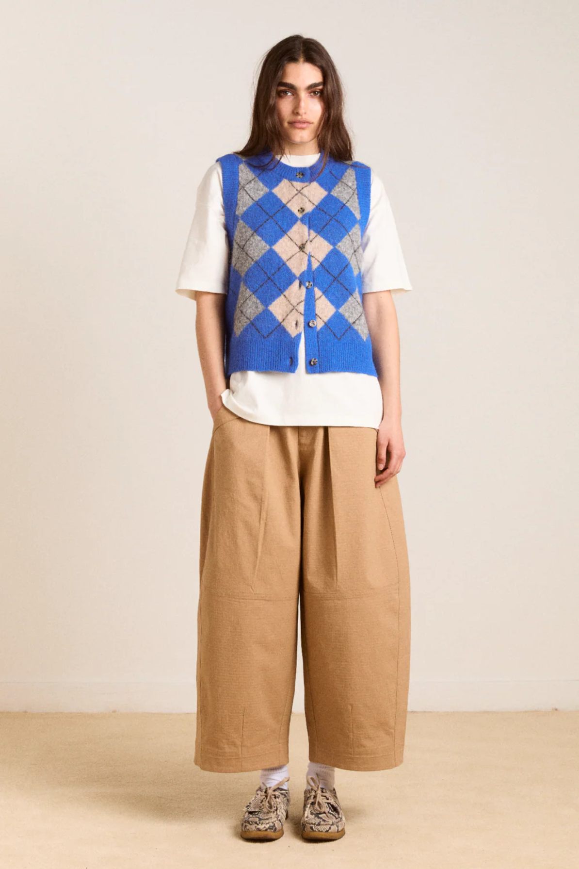 Aggie Argyle Vest