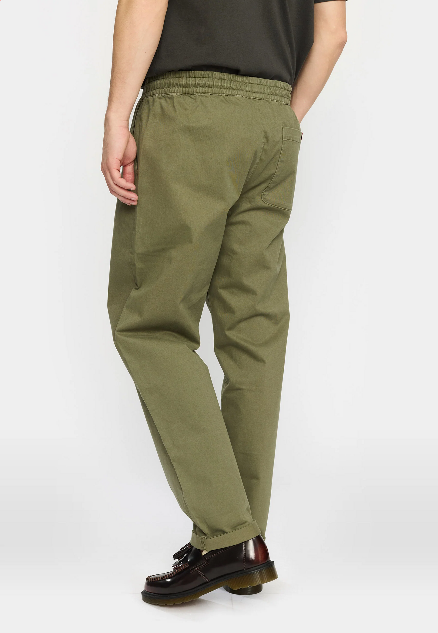 Casual trousers - Light army