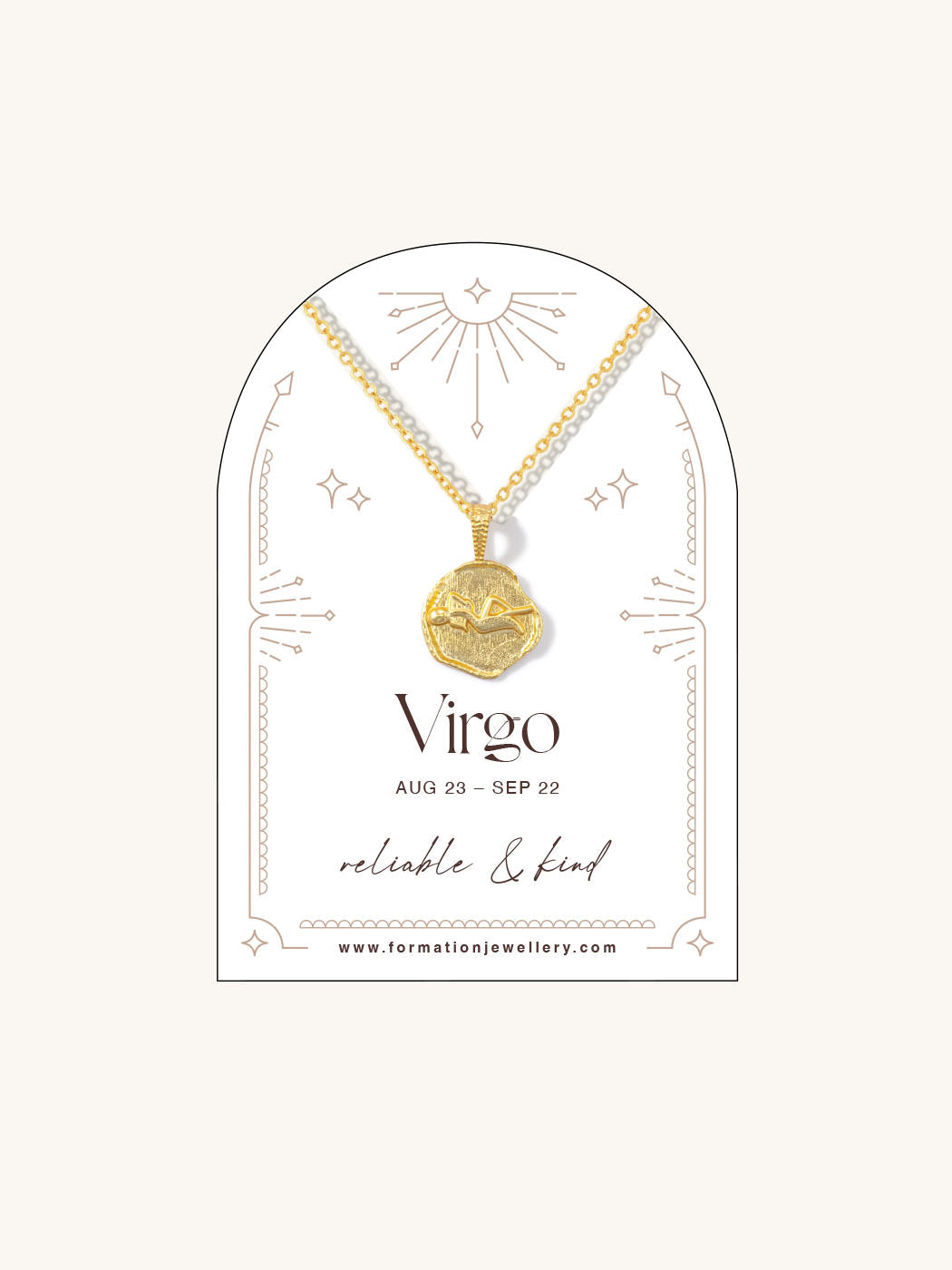 Virgo Zodiac Necklace