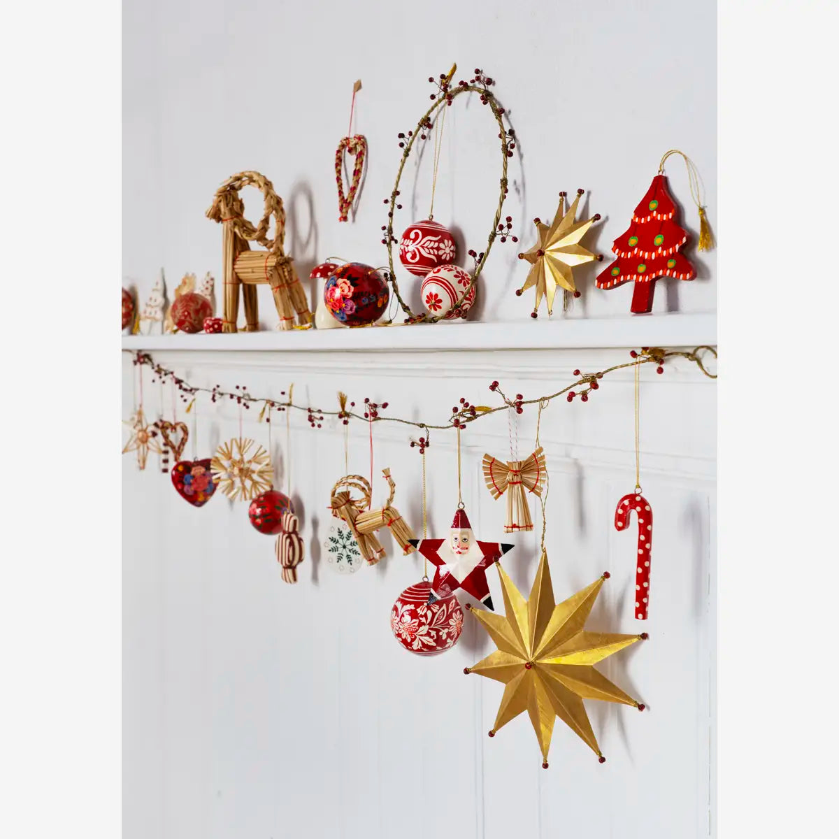 Hanging Brass Stars