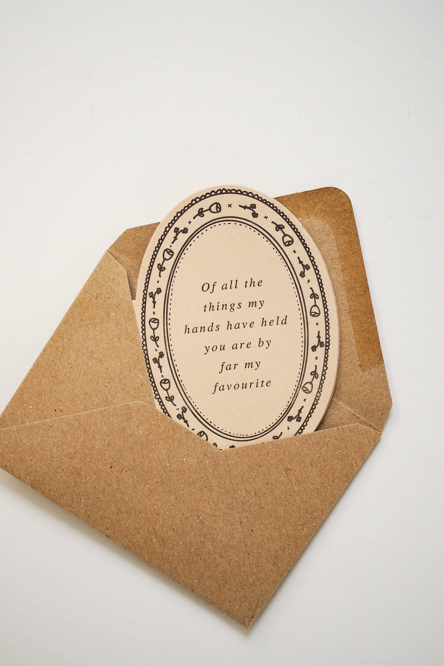 Of all the things my hands mini card