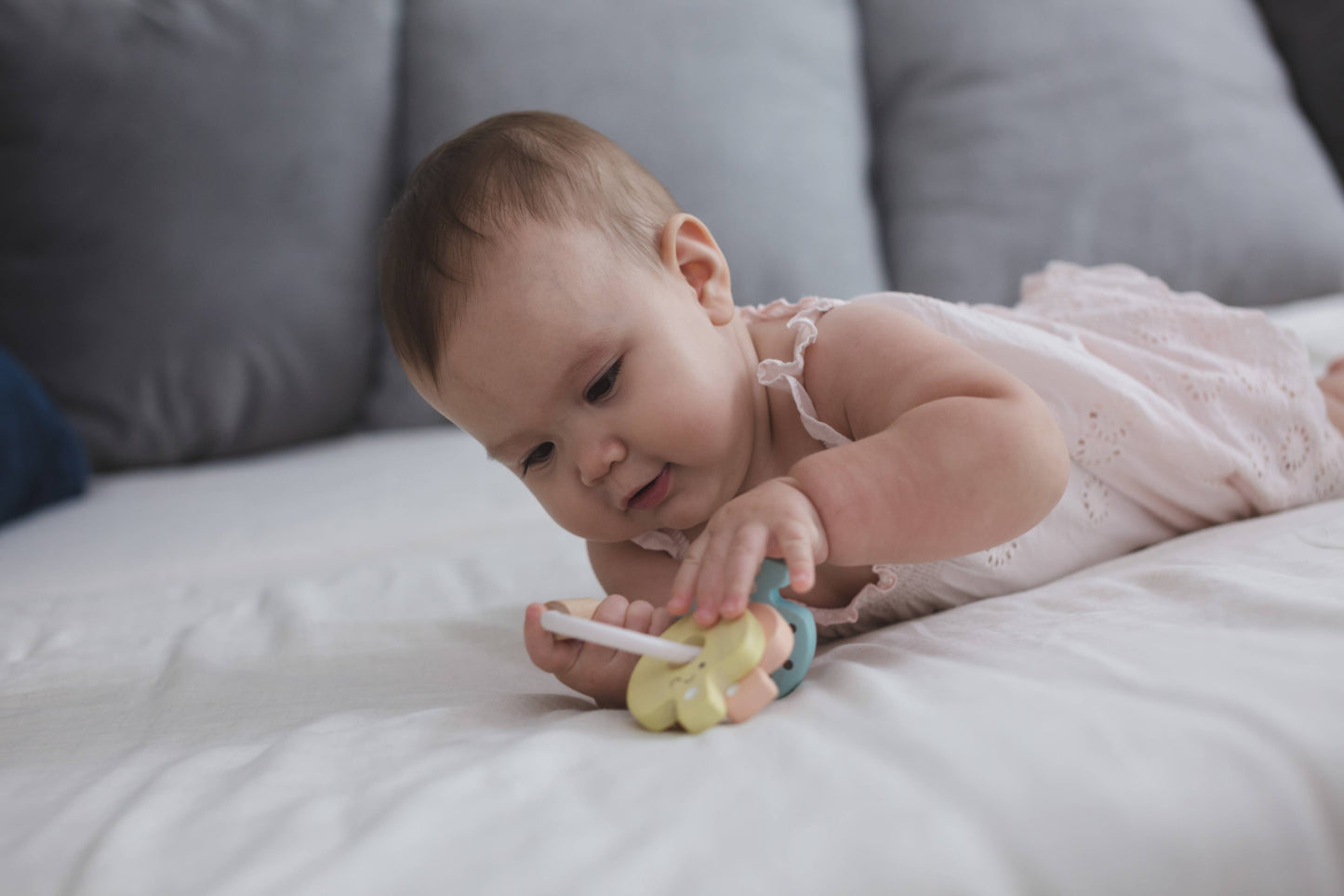 Key Rattle (Pastel) Baby Toy PlanToys
