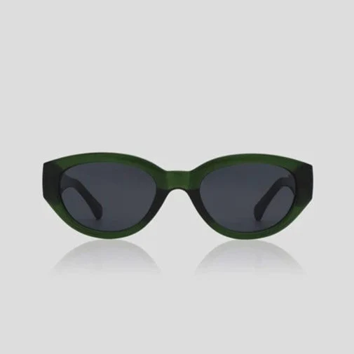 Winnie Sunglasses - Dark Green Transparent