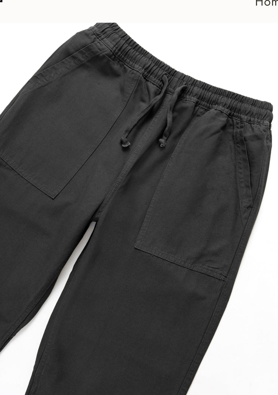 Canvas Chef Pants - Black