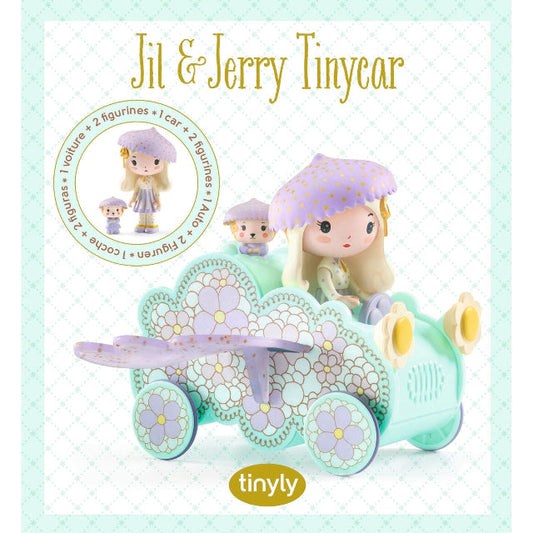 Tinyly Figurine - Jil & Jerry Tinycar