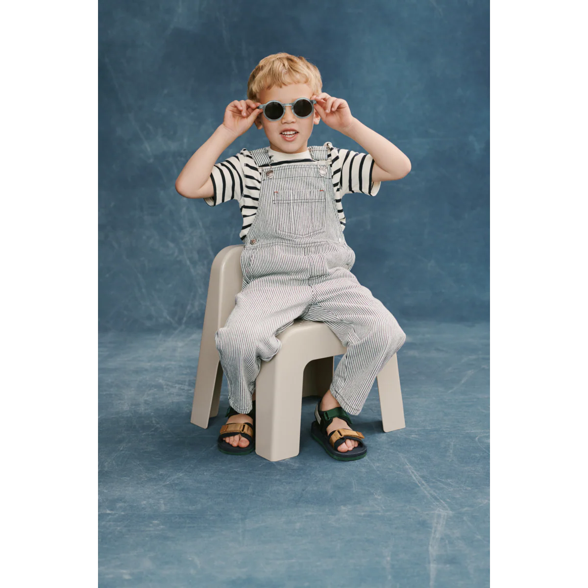 Monty Sandals Navy Mix